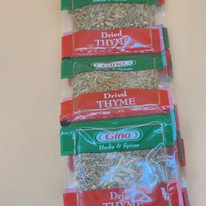 Gino Dried Thyme - row of 10