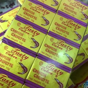 Tasty chicken flavour seasoning cubes — Crayfish/Crevette (30 Cubes)